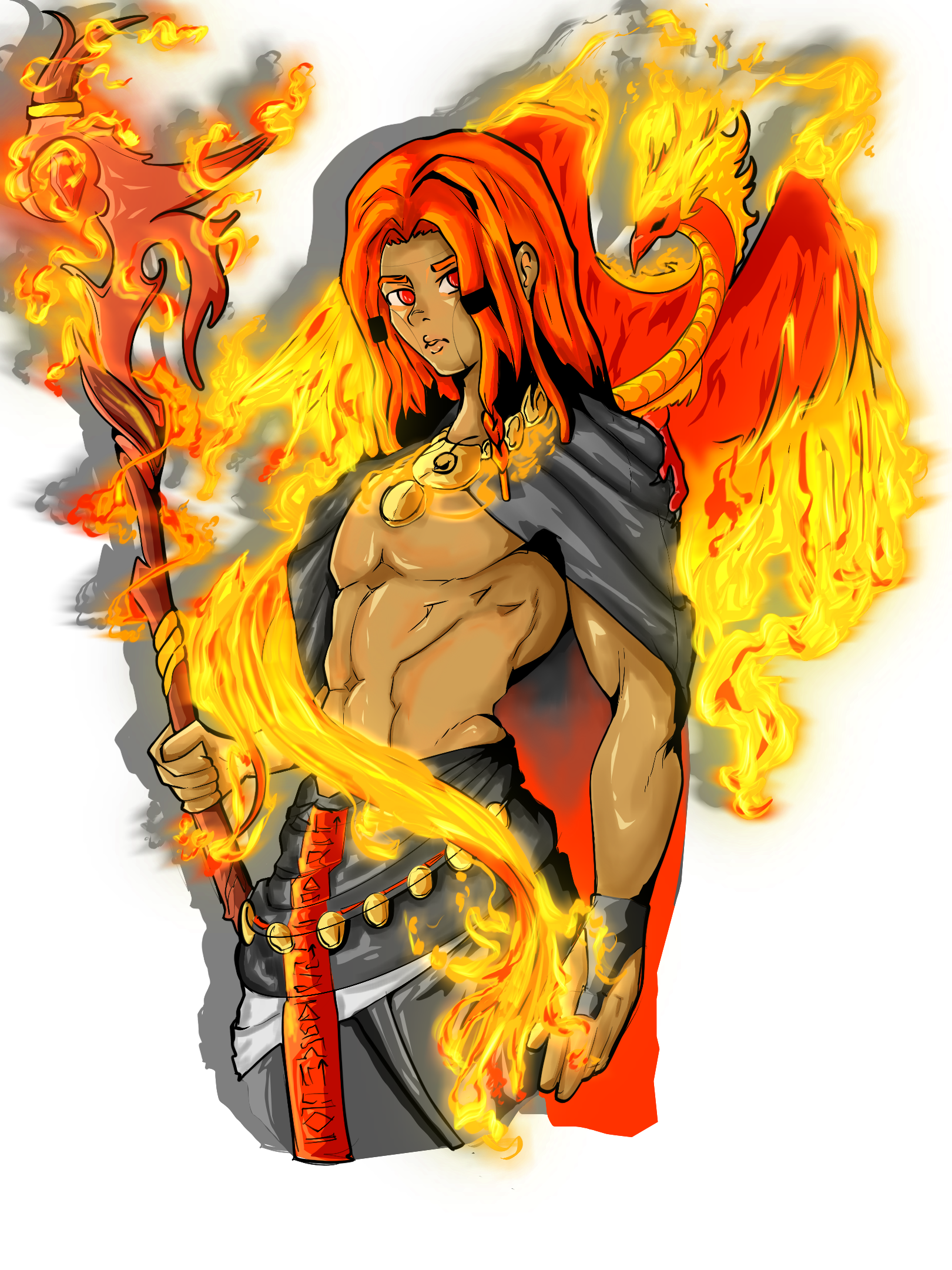 Vespera is a shadow and ice elements user, she summons wolfs to fight along her side